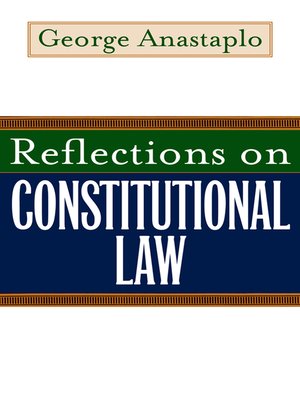 cover image of Reflections on Constitutional Law